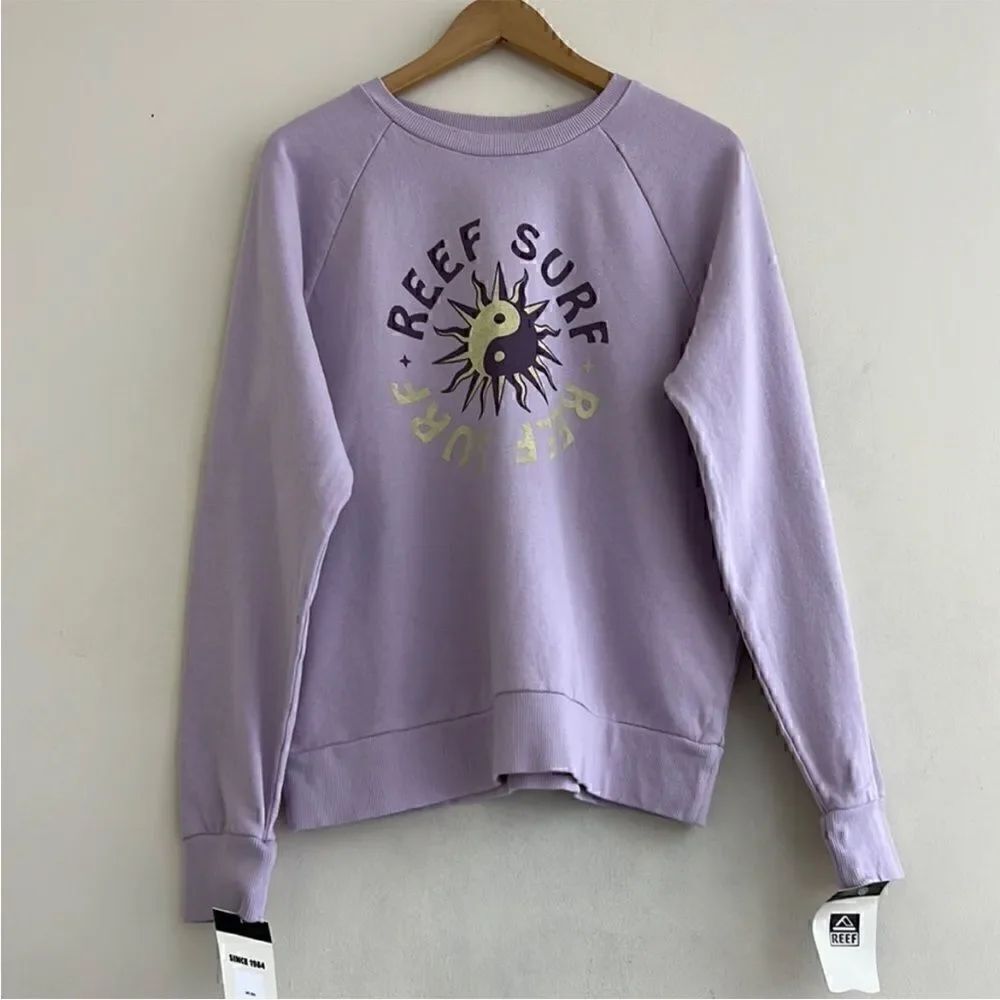 NWT Reef Logo Sweatshirt Size L (junior)